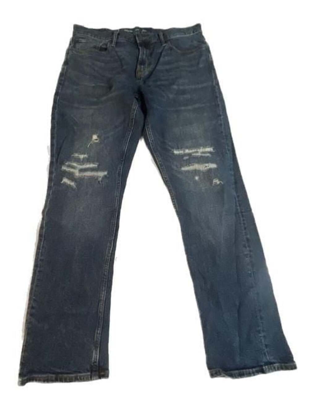 Old Navy Slim Built-In Flex Ripped Distressed Jeans (36x32)